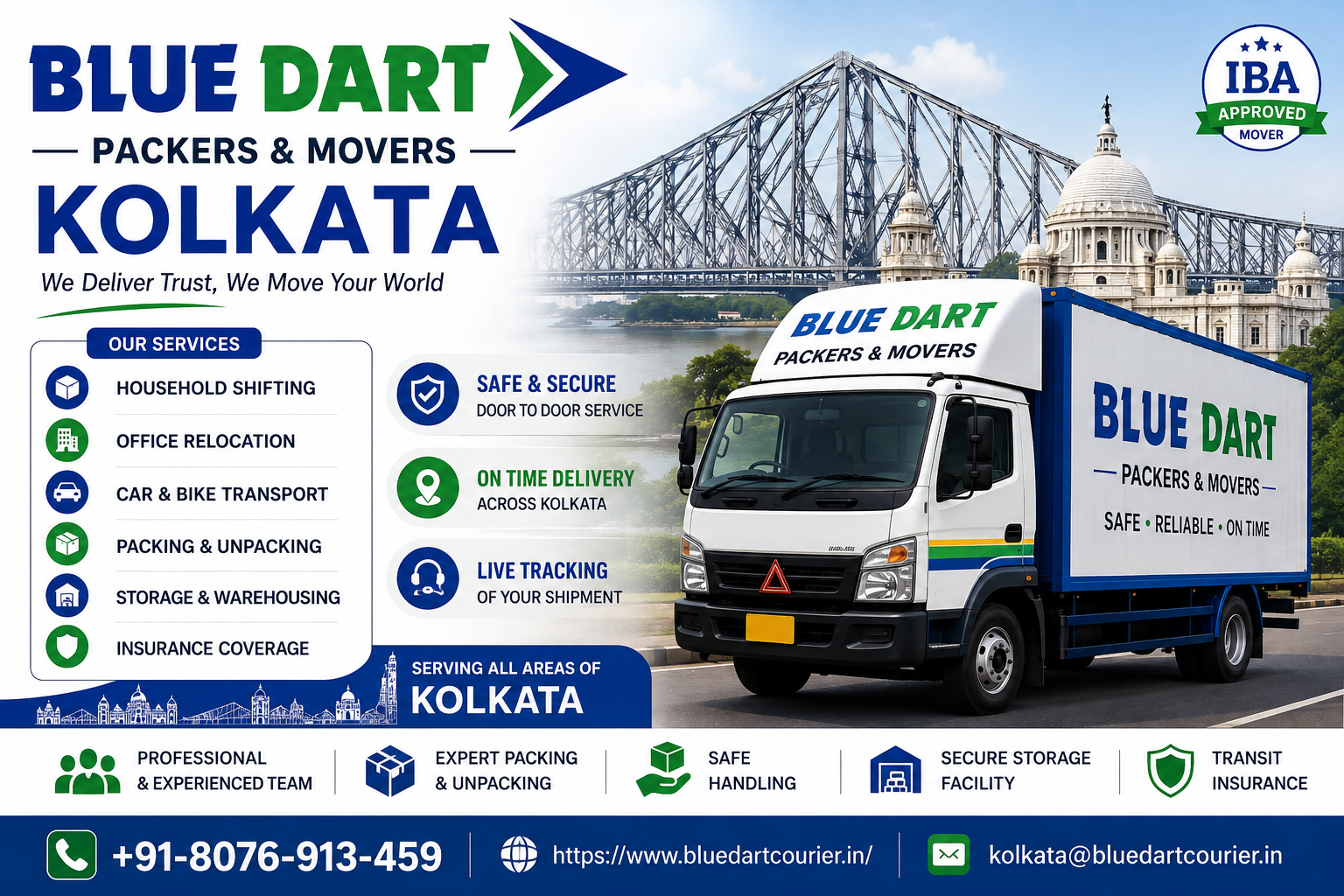Blue Dart Packers and Movers Kolkata Why Choose Us