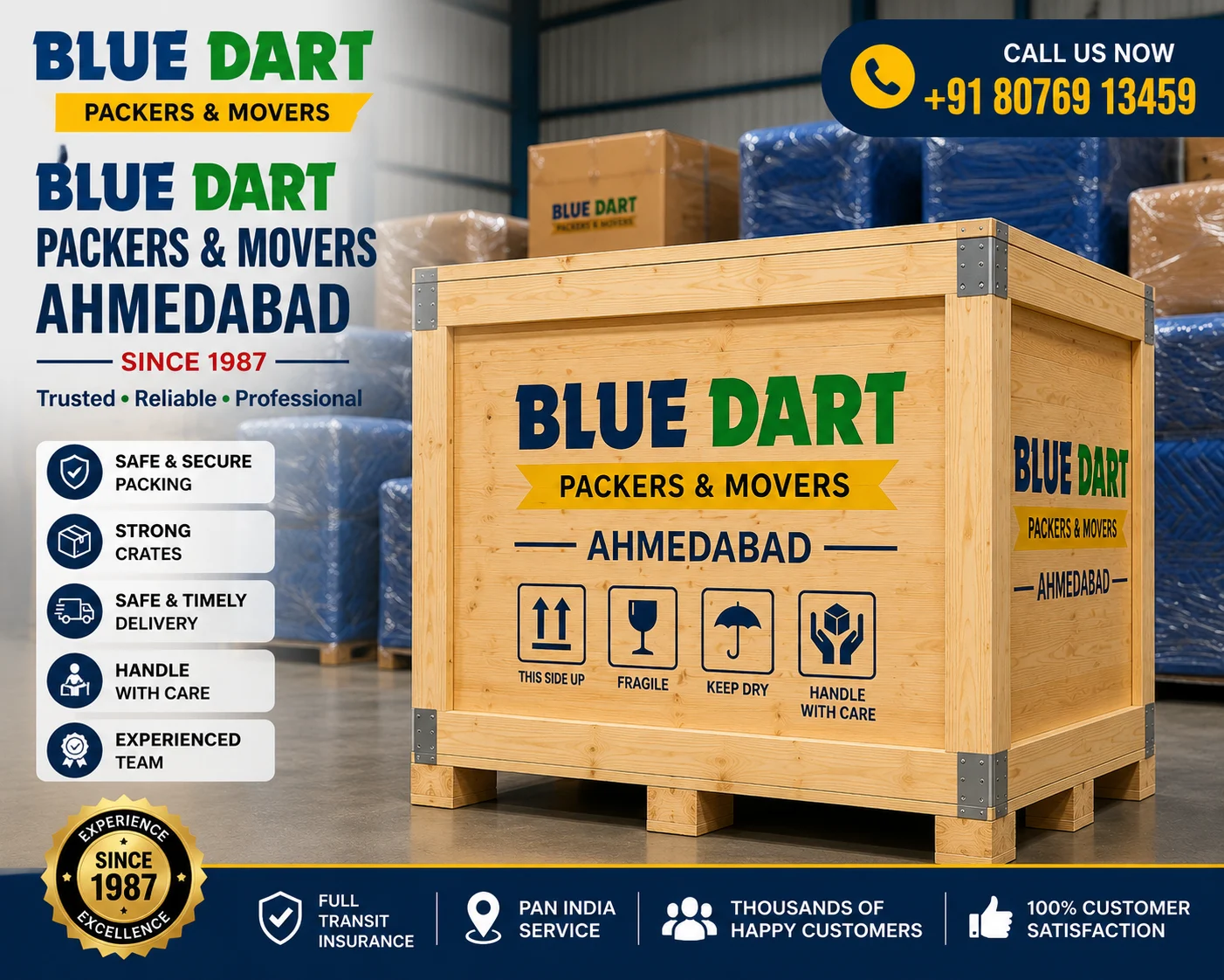 Blue Dart Packers And Movers Ahmedabad
