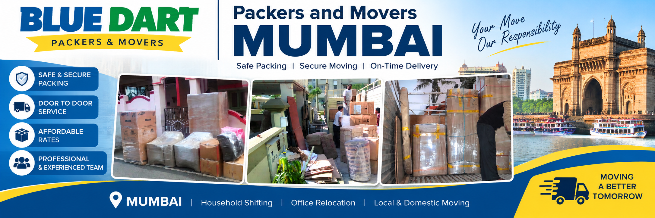 Blue Dart Packers and Movers Mumbai